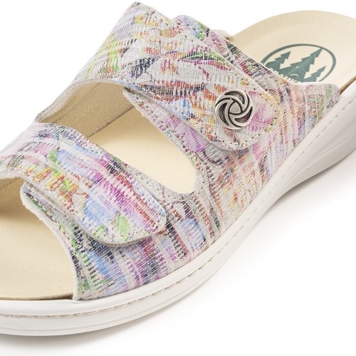 Сабо женские Eder, Frankenschuhe, мультиколор, цветочный принт фото 10