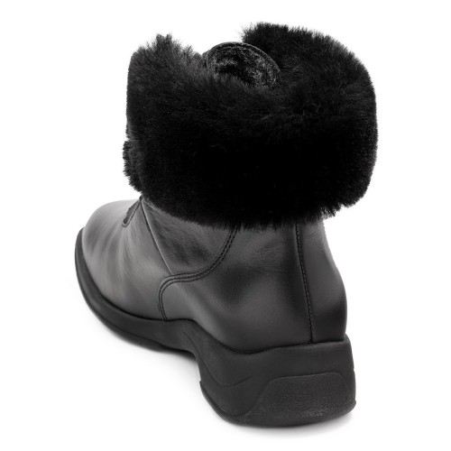 Полусапоги зимние женские Solidus Mary Stiefel, черные фото 7