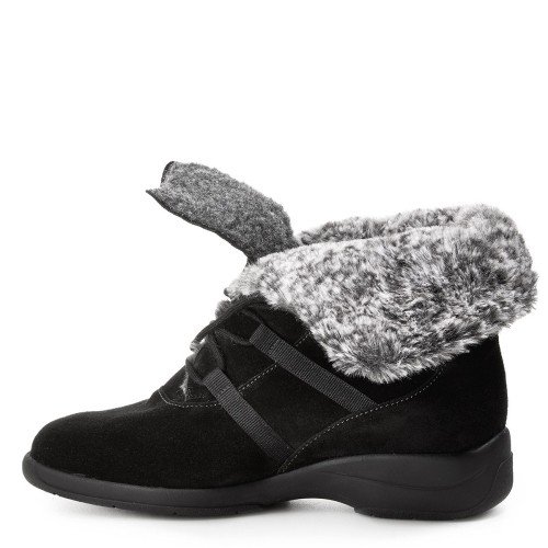 Женские зимние полусапоги Solidus Mary Stiefel черные фото 7
